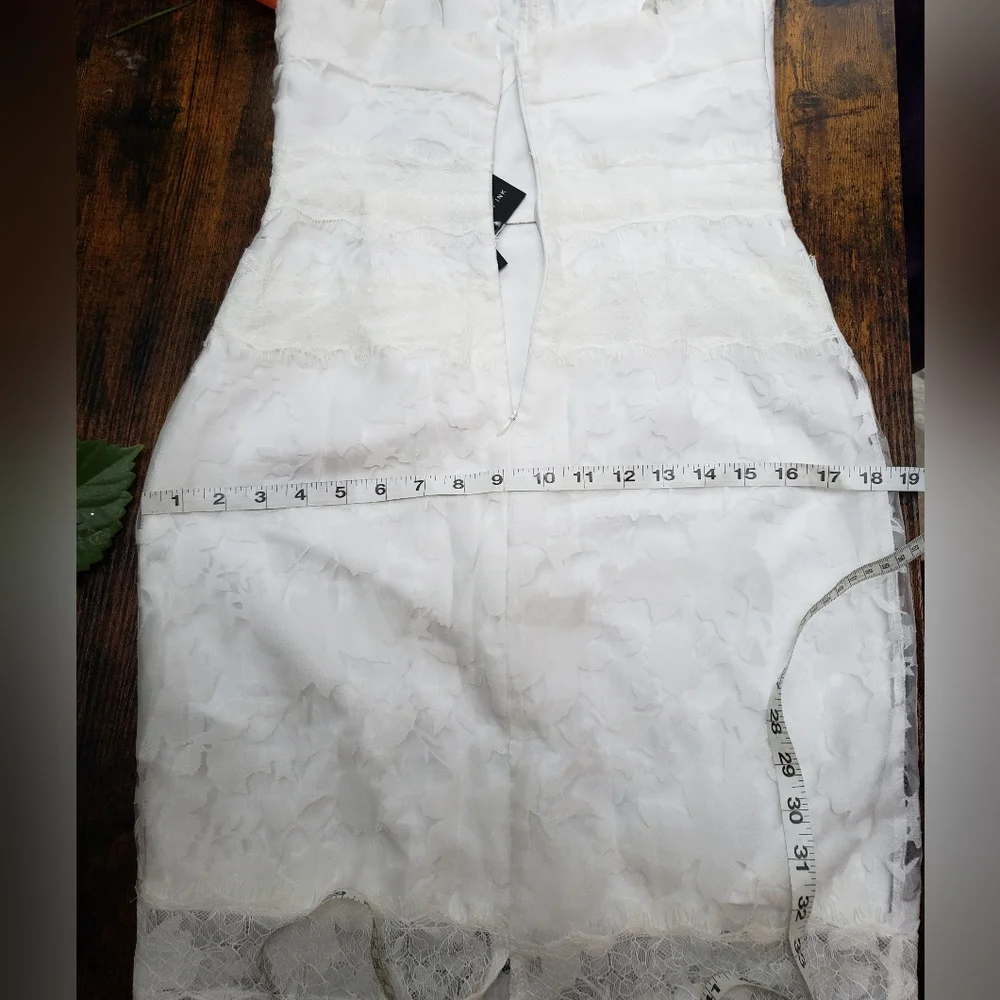 US XS Nordstrom lace overlay balconette midi hoco, wedding bustier - Picture 12 of 14